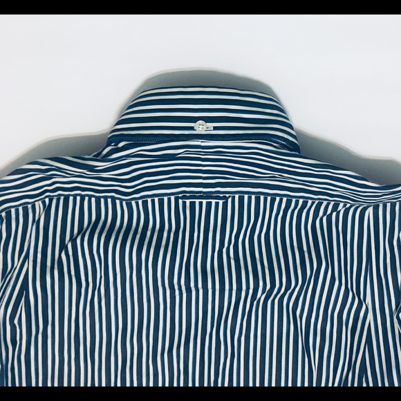 Thom Browne Navy Stripe Casual Shirt (XXS) - Picture 5 of 8